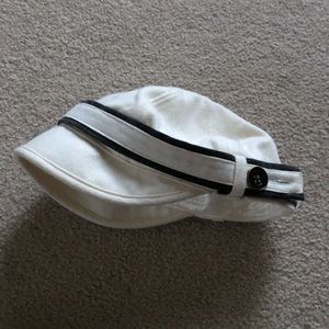 Cream/Grey Newsboy Cap